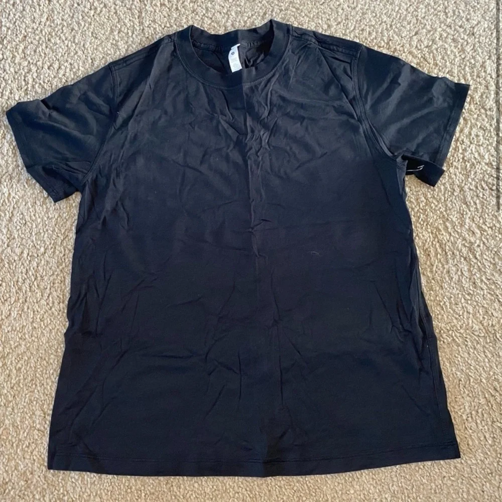 Lululemon Cotton Straight Hem Crewneck T-shirt Size 4